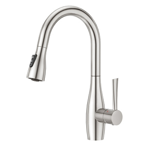 Robinet de cuisine extractible en acier inoxydable avec capteur tactile intelligent, robinet mélangeur d'eau pour évier de bar avec certificat CUPC - Product Image 1