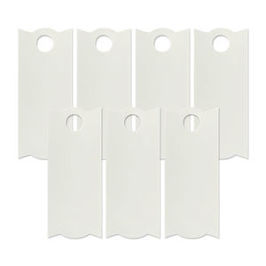 Bricolage acrylique blanc blanc sublimation acrylique 40oz tasse gobelet couvercle topper plaque signalétique étiquette pour colorant Sublimation <span class=keywords><strong>presse</strong></span> à chaud - Product Image 5