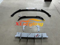XLstyling ABS lèvre de pare-chocs avant diffuseur arrière extension becquet noir brillant aero kits pour Vw Volkswagen Golf 8 MK8