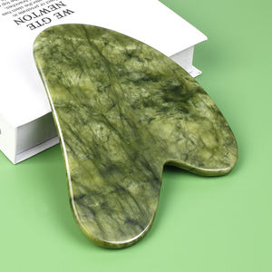 100% Real Natural verde Jade Big <span class=keywords><strong>Gua</strong></span> <span class=keywords><strong>Sha</strong></span> Board cuerpo grande Guasha herramienta de masaje venta al por mayor Jadeíta verde Jade <span class=keywords><strong>Gua</strong></span> <span class=keywords><strong>Sha</strong></span> - Product Image 4