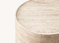 Decoout Cadre de table basse en pierre de travertin élégant et moderne de haute qualité avec garantie de 3 ans pour canapé de salon meubles de maison