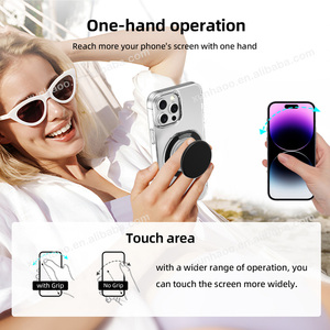 ที่วางโทรศัพท์แม่เหล็กแบบพับได้พร้อมพิมพ์โลโก้ตามสั่งกันน้ำแฮนด์ฟรีสำหรับจับที่จับ - Product Image 4