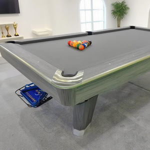Table de billard professionnelle neuf boules en promotion avec système de rebond de coussinets en ardoise pour clubs et usage domestique Snooker Billard BJ American B - Product Image 2