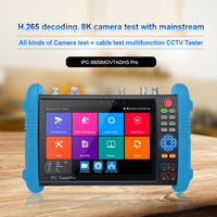 شاشة اختبار كاميرات المراقبة تعمل باللمس، جهاز اختبار كاميرات IP طراز Ipc 9800 Movtadhs Plus، شاشة LCD لإصلاح وفحص الكاميرات