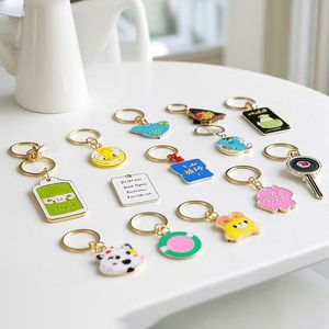 พวงกุญแจดอกไม้โลหะแบบนุ่มออกแบบได้ตามต้องการพวงกุญแจโลโก้รถยนต์ของขวัญของที่ระลึกทางธุรกิจที่ทันสมัย - Product Image 6