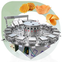 Machine à gaufres professionnelle, Rouleau à cornets de crème glacée, Machine à biscuits porte-bonheur, Machine à crêpes