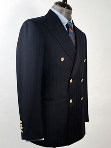 Costume en Laine <span class=keywords><strong>pour</strong></span> <span class=keywords><strong>Homme</strong></span> OEM ODM, Coupe Slim, Tenue de Bureau Formelle, Costume de <span class=keywords><strong>Mariage</strong></span>, Fabricant de Vêtements <span class=keywords><strong>pour</strong></span> Hommes sur Mesure, Vente en Gros - Product Image 3