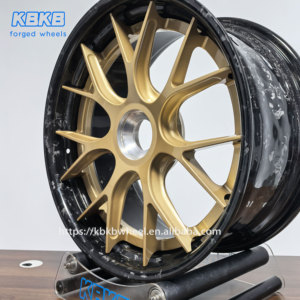 KBKB Nuevas Llantas de Fibra de Carbono de Lujo, Placa Central de Magnesio, Llantas Forjadas de Competición de 17-21 Pulgadas, PCD ET Personalizado - Product Image 4