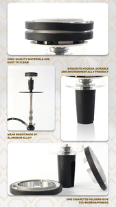 Haute qualité en gros Original Quasar Raas2 Silicone + verre narguilé tête Shisha bols métal cristal fumer <span class=keywords><strong>accessoires</strong></span> dans la boîte - Product Image 6