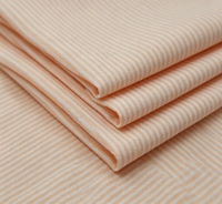 Tissu de chemise teint en fil 100% coton biologique, léger et respirant, matériau écologique