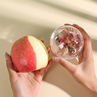 Creatieve Opslag Type Dunschiller Roestvrij Staal Fruit Dunschiller Multifunctionele Schil Opslagmes