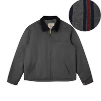 Automne hiver J97 grande taille Cleanfit coton Bomber veste hommes femmes Vintage Detroit lâche vêtements de travail réguliers coupe-vent lapin