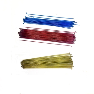14G couleur rayons <span class=keywords><strong>vélo</strong></span> VTT couleur rayons 20 "24" 26 "29" <span class=keywords><strong>vélo</strong></span> roue moyeu fil rayons - Product Image 1
