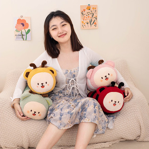 Longue peluche coccinelle mignonne animaux <span class=keywords><strong>Lady</strong></span> <span class=keywords><strong>Bug</strong></span> jouets en peluche coccinelle oreiller Anime Beetle peluche étreinte oreiller - Product Image 2