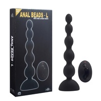 Perles anales rechargeables par USB Sex Toy avec 3 moteurs Rumble 10 fonctions Vibrant Butt Plug Télécommande Emballage d'origine