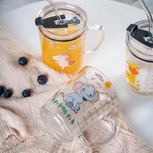 ชุดแก้วกาแฟสำเร็จรูปพร้อมที่จับและฝาปิดสำหรับใช้ในสำนักงานบ้าน - Product Image 2