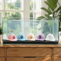 Aire de repos pour poissons, endroit de repos créatif de style grotte, décoration d'aquarium en plastique