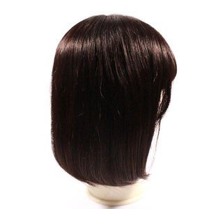 Peluca de cabello humano Bob corto brasileño con flequillo Encaje transparente Precio barato Listo para enviar <span class=keywords><strong>Comprar</strong></span> ahora - Product Image 3