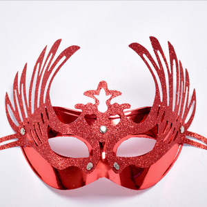 Bán buôn New Electroplated EAGLE <span class=keywords><strong>Hollow</strong></span> long lanh Roman mặt nạ chi phí thấp Masquerade Đảng mặt nạ - Product Image 1