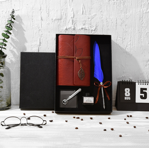 Ensemble de stylos vintage 2026 en promotion, plume à encre dorée, stylo d'écriture pour étudiants, calligraphie, plume à tremper, cadeau d'anniversaire, 5 plumes - Product Image 2