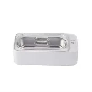 Limpiador ultrasónico de 300ml para uso doméstico con logotipo personalizado Mini para limpiar joyas, anteojos, reloj, llavero, limpiador ultrasónico Dental