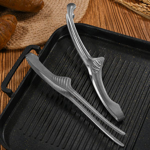 Elephant Retro Stainless Steel Barbecue Tongs Heavy Duty For Grilling Steak Buffet Cooking <b>Tools</b> - Product Image 2