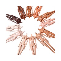 Poupée Supermodel de 6 pouces avec articulations détachables, poupée à l'échelle 1/6, corps de 4e génération avec 12 tons de peau