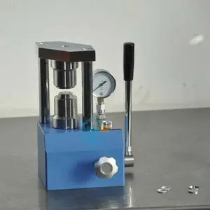 Manuel hidrolik coin cell Crimper/sıkma makinesi CR20XX madeni para hücresi sızdırmazlık
