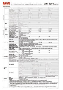 MEAN WELL Alimentation bidirectionnelle numérique BIC-2200-48CAN 2.2KW Chargeur <span class=keywords><strong>de</strong></span> réseau <span class=keywords><strong>de</strong></span> véhicule Fonction <span class=keywords><strong>de</strong></span> recyclage d'énergie Sortie 48V - Product Image 5