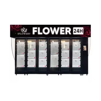 Distributeur automatique de fleurs fraîches d'extérieur Grande capacité Casiers intelligents pour la rue
