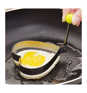 Ensemble de moules à crêpes en acier inoxydable, anneau d'œuf, moule de cuisson pour faire différentes formes d'œufs frits ou de pocher des œufs - Product Image 6