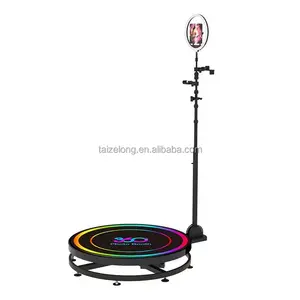 Camera base 360 degrees Automatic Electric round stand 68cm Photo Booth for Party & Weddings Halloween Automatic Machine Video