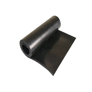 แผ่นยาง SBR/NBR/EPDM แบบม้วนสั่งตัดพิเศษ สีดำ ทนทานต่อโอโซน/กรด-ด่าง พื้นผิวเรียบ - Product Image 2