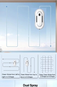 Robot Nettoyeur de Vitres Intelligent OTA 3.0 Entièrement Amélioré avec Planification de Trajectoire IA et <span class=keywords><strong>Lave</strong></span>-Vitres <span class=keywords><strong>Automatique</strong></span> pour Fenêtres en Hauteur - Product Image 5