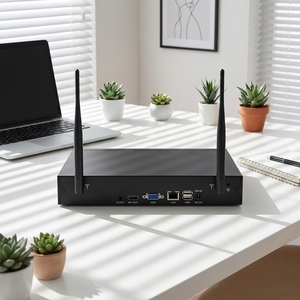 <span class=keywords><strong>SriHome</strong></span> vente chaude 5MP sans fil NVR Kit CCTV extérieur intelligent 8 canaux Kit système de caméra de sécurité prend en charge l'audio bidirectionnel - Product Image 3