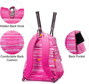 Échantillon gratuit sac de raquette de tennis de table personnalisé sacs de tennis raquettes sac à dos de padel - Product Image 3