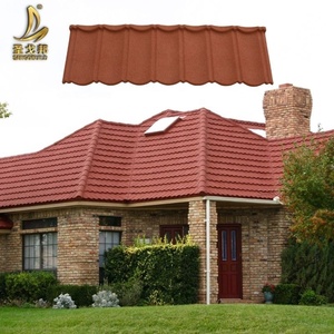 Tôles de <span class=keywords><strong>toiture</strong></span> ondulées Sangobuild Bond Clay 1340*420*0.4mm, rectangulaires, colorées, revêtement pierre, durables, imperméables, garantie 5 ans - Product Image 1