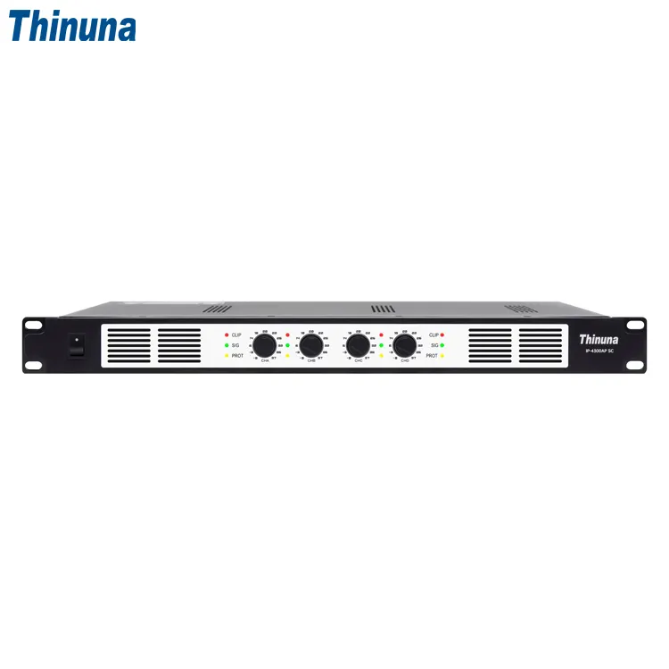 Thinuna IP-4300AP III SC Internet SIP Network Audio Digital Amp Professional Audio IP Network Public Address System Amplifier