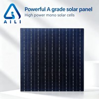 Panneaux solaires monocristallins PERC AILI AILI-200W 200W bleu foncé personnalisés, cellules de type N à haute efficacité 22,6%-23,5%