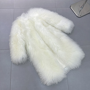 <span class=keywords><strong>Pelliccia</strong></span> di lusso invernale calda personalizzata colorata in lana lunga agnello mongolo <span class=keywords><strong>da</strong></span> donna - Product Image 6