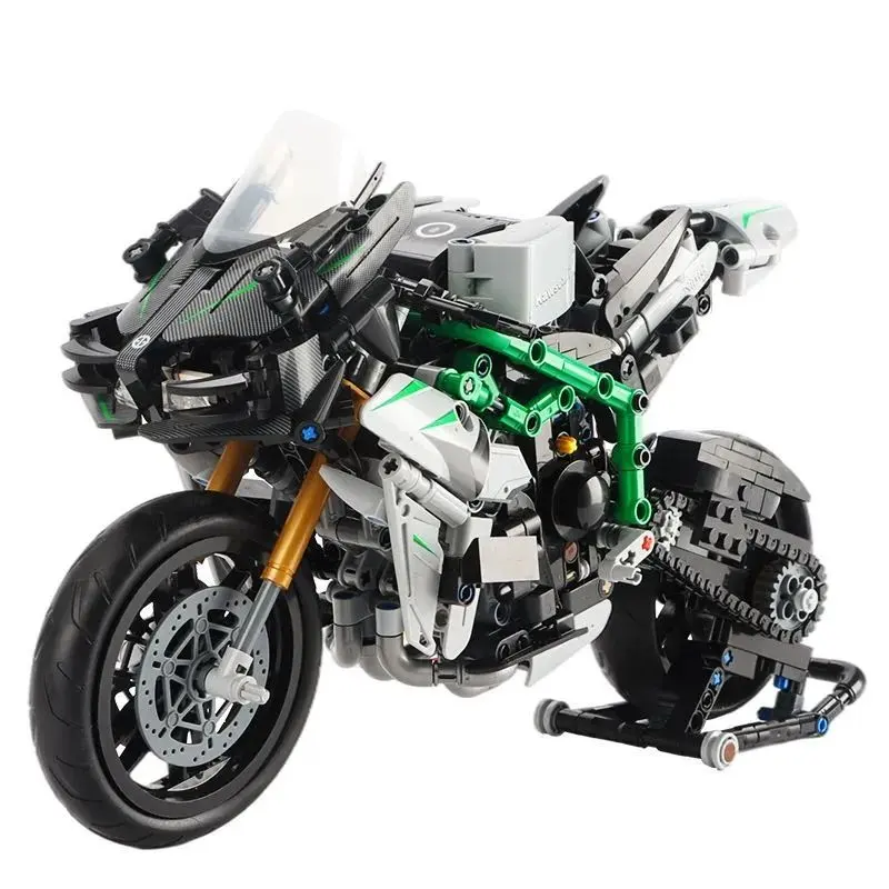Penrose 672001- 672008 motocicleta vehículo coche niños juguetes ajuste bloques de construcción de alta tecnología ladrillos DIY chico regalo 803 Uds