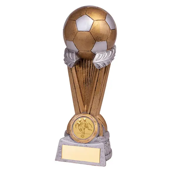 פרס אמנויות ומלאכות זכר שרף כדורגל גביע פסל דקור מזכרות פסלי