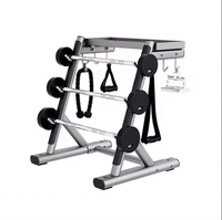 Équipement de gymnastique commerciale barre d'haltères fixes ensemble d'haltères de stockage poids gratuit Machine poignée cadre support d'haltères pour salle de sport