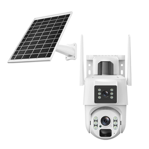 Cámara de Seguridad Solar Ubox 4G V380 al por Mayor, Cámaras Inalámbricas de Visión Nocturna de Doble Lente con Batería para Exteriores - Product Image 3