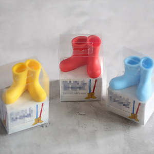 Botas de lluvia de silicona <span class=keywords><strong>para</strong></span> amantes, artilugios creativos de baño <span class=keywords><strong>para</strong></span> <span class=keywords><strong>padres</strong></span> e hijos, soporte <span class=keywords><strong>para</strong></span> cepillo de dientes con bolígrafo cosmético - Product Image 4