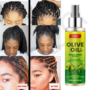 Privé Label Anti-Jeuk Haarverzorging <span class=keywords><strong>Spray</strong></span> voor Twists, Locs en Vlechtjes met Olijfolie - Product Image 2