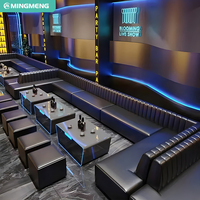 Fancy Night Club Diseño de interiores Disco bar Muebles KTV Sofá Set Club Banco cabina Discoteca Salón sofá