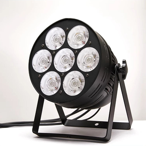 Faro LED <span class=keywords><strong>Par</strong></span> Professionale da 350W con <span class=keywords><strong>7</strong></span> Occhi COB, DMX512, IP33, RGBW/UV, in Lega di Alluminio per Palcoscenico e DJ - Product Image 2