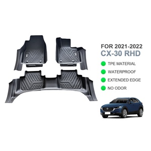 Alfombrillas de Coche 5D de TPE Impermeables para <span class=keywords><strong>Mazda</strong></span> CX-30 2021-2025, para Conducción con Volante a la Derecha, Gran Venta - Product Image 1