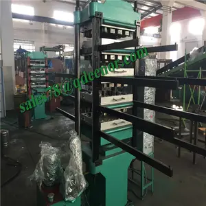 Rubber Floor Making Equipment In Romania/Yemen Rubber Interlocking Tiles Making Press